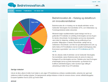 Tablet Screenshot of bedreinnovation.dk